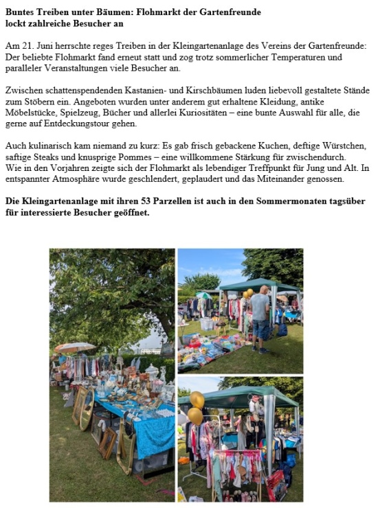 Flohmarkt 2025